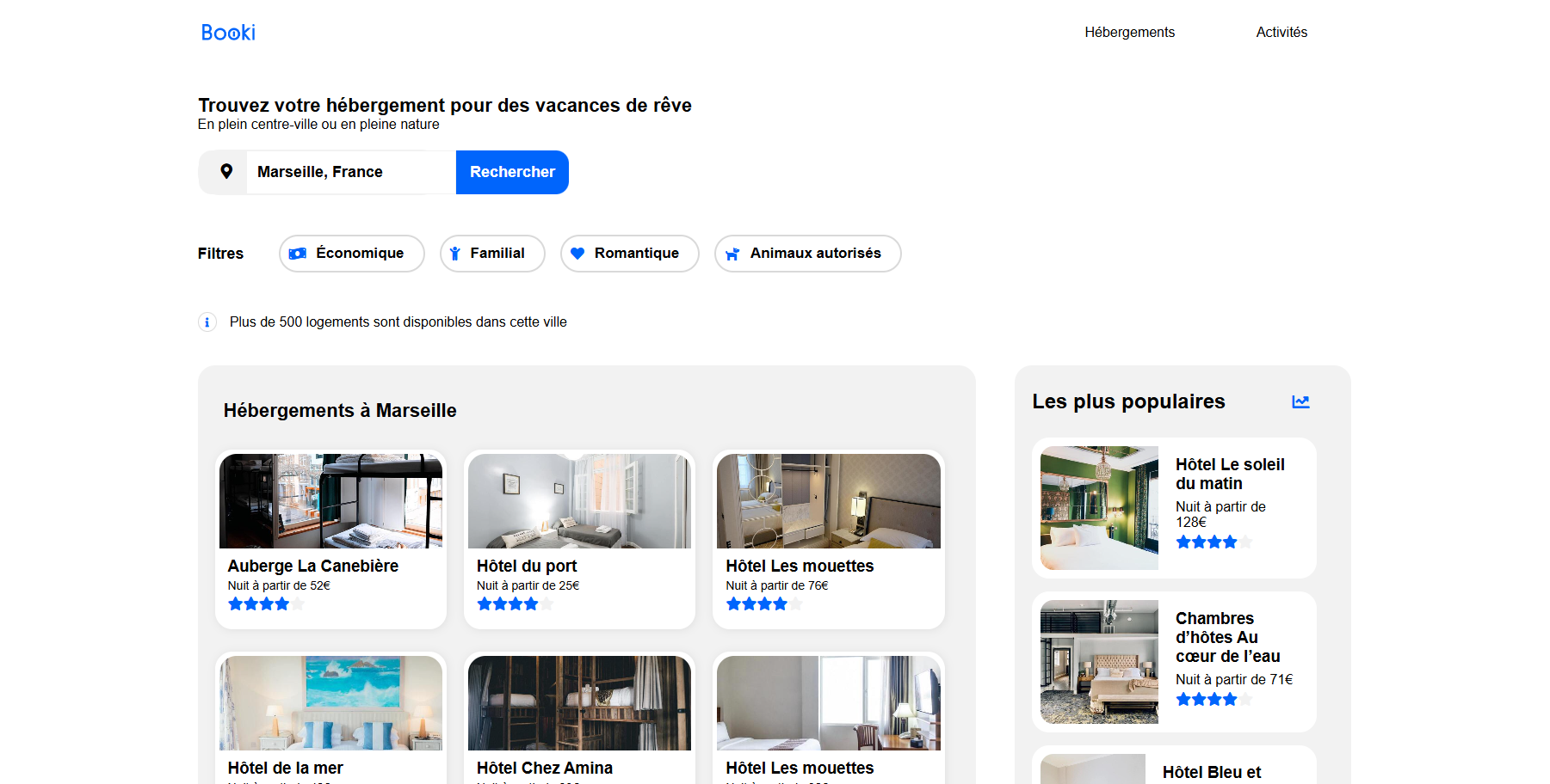Apercu du projet Booki